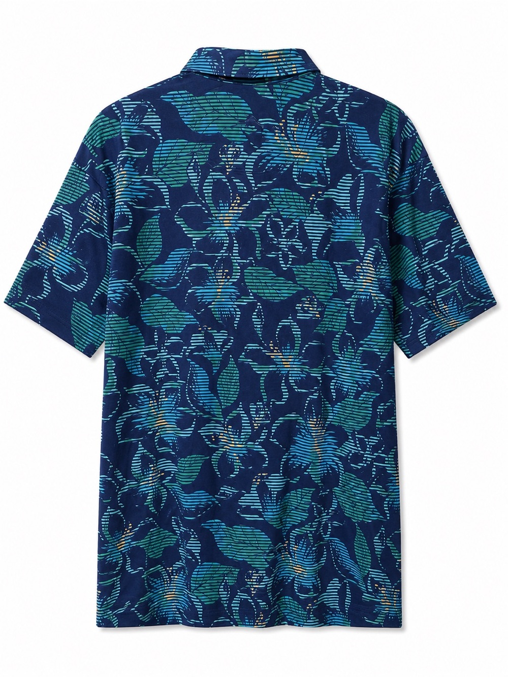 Tommy Bahama XXL Blue Tropical Floral Polo Shirt Golf Resort Island Casual - Picture 3 of 5